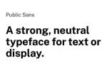 Public Sans Font