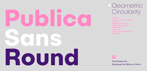 Publica Sans Round Font Family