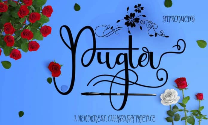 Pugter Font
