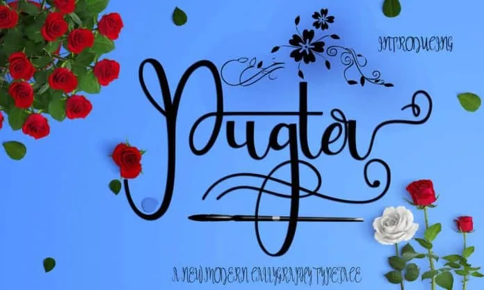 Pugter Font