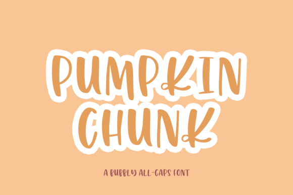 Pumpkin Chunk Font