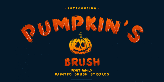 Pumpkin’s Brush Font Family – 3 Fonts