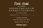 Punk Head-Handwritten Font