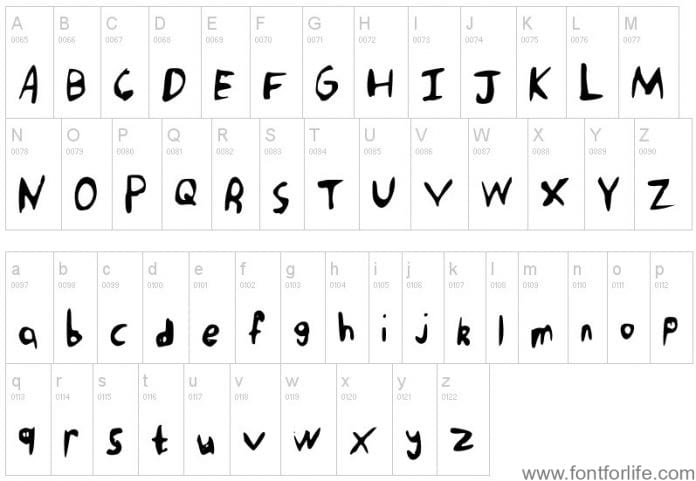 Punk Rock Handwriting Font