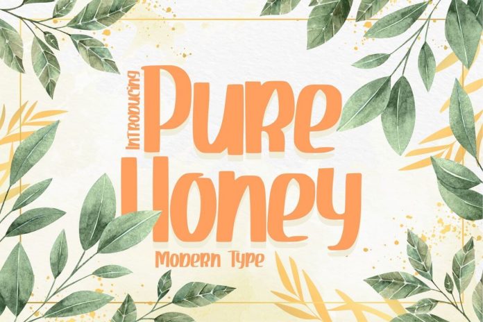 Pure Honey Modern Type Font