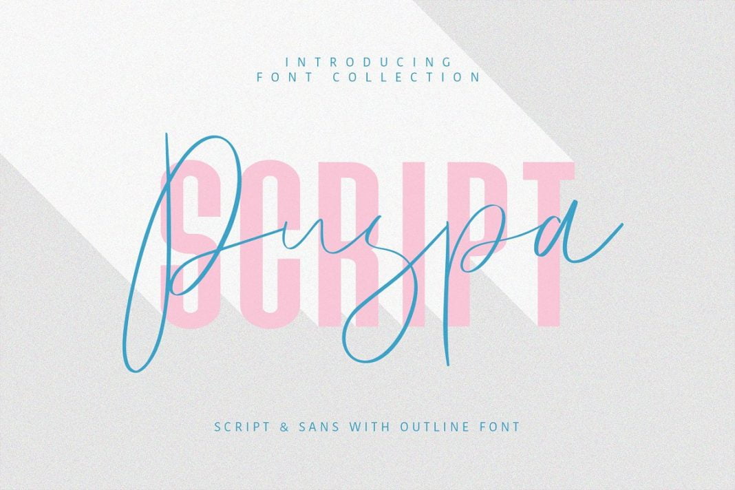 Puspa Script Font