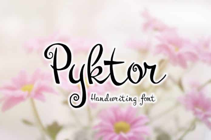 Pyktor Script Font