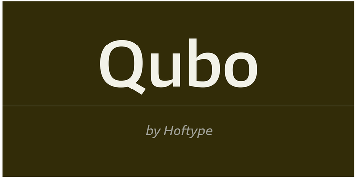 QUBO Font