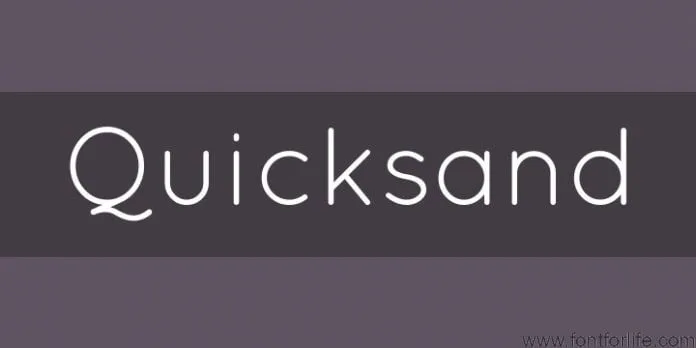Quicksand Font