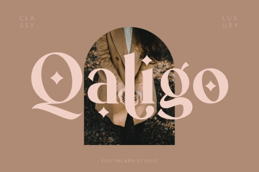 Qaligo Elegant Serif Font Family