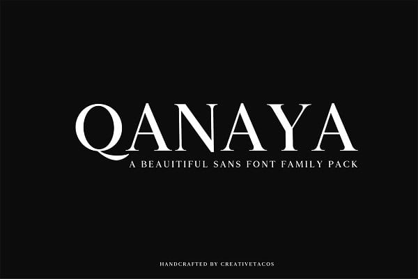 Qanaya Serif Font