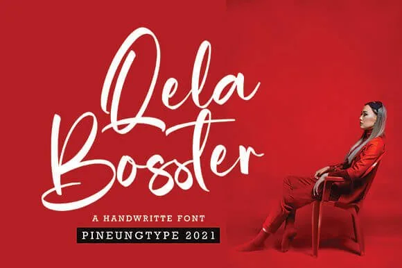 Qela Bosster Font
