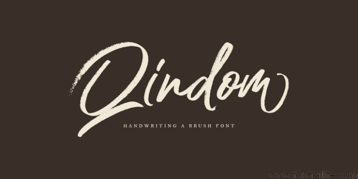 Qindom Brush Fonts