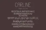 Qirline & Carline Font