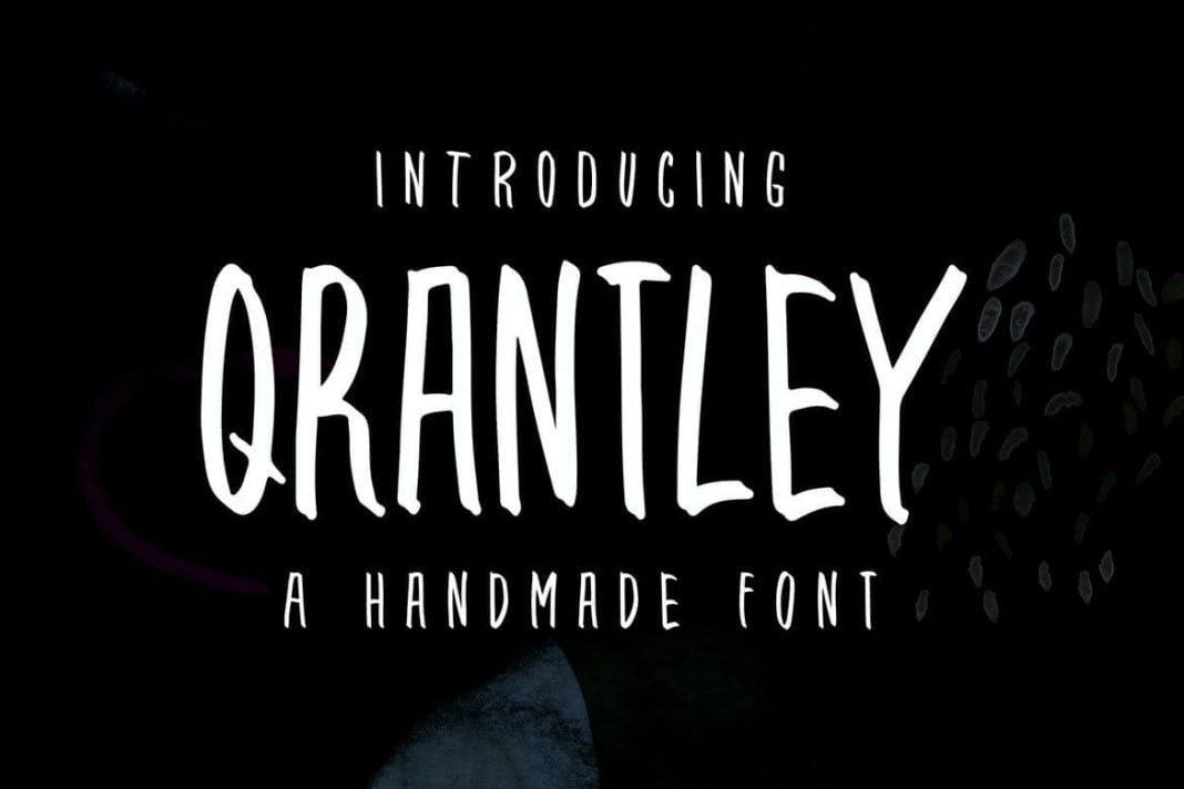 Qrantley - A Handmade Font