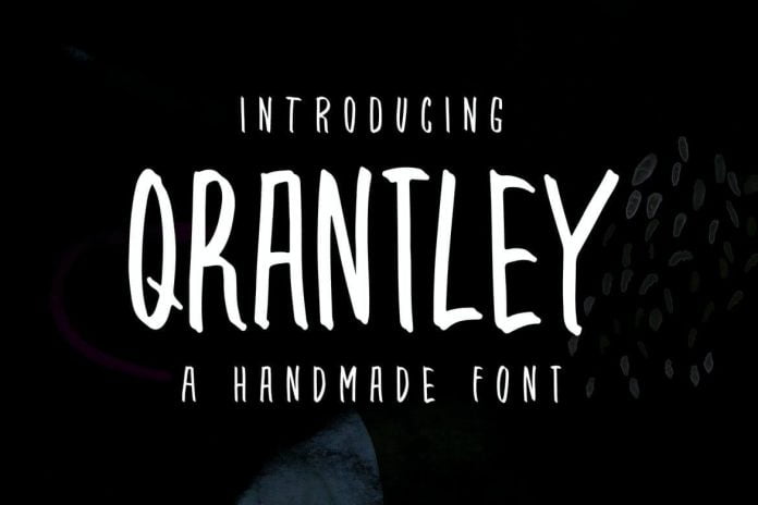 Qrantley - A Handmade Font