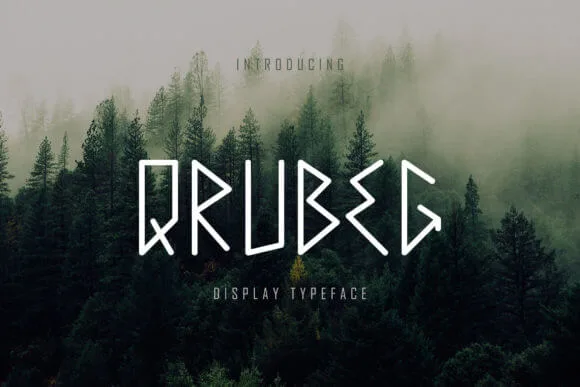 Qrubeg Font