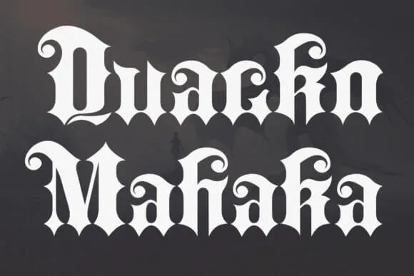 Quacko Mahaka Font