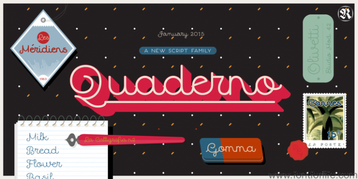 Quaderno Font