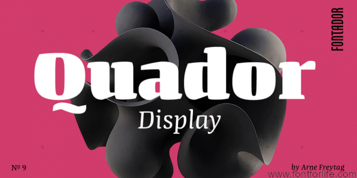 Quador Display Font Family