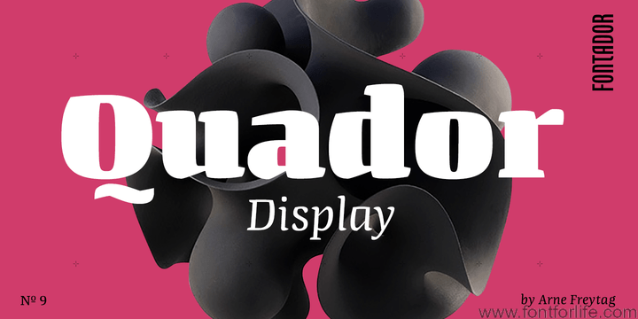 Quador Display Font Family