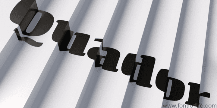 Quador Display Font Family
