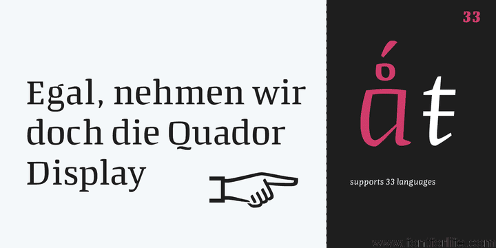 Quador Display Font Family