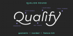 Qualion Round Font