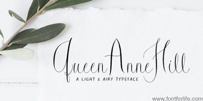 Queen Anne Hill Font