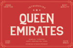 Queen Emirates Font