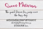 Queen Mataram Font