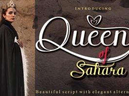 Queen of Sahara Font