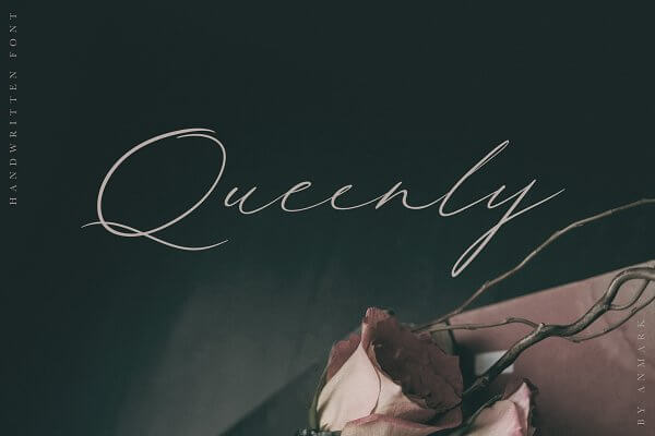 Queenly. Handwritten Font