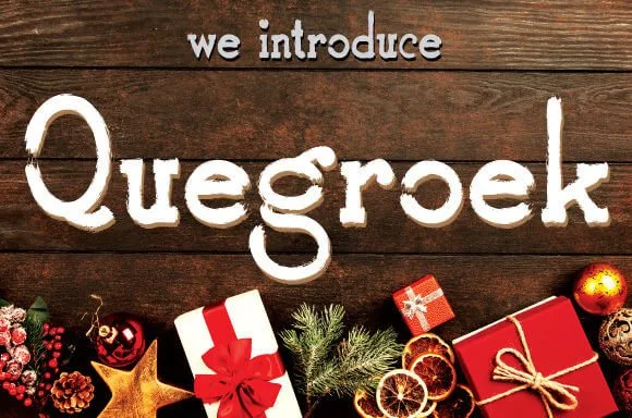 Quegroek Font