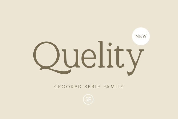 Quelity - Crooked Serif