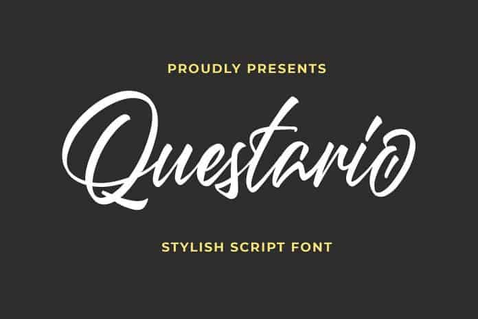 Questario - Stylish Script Font
