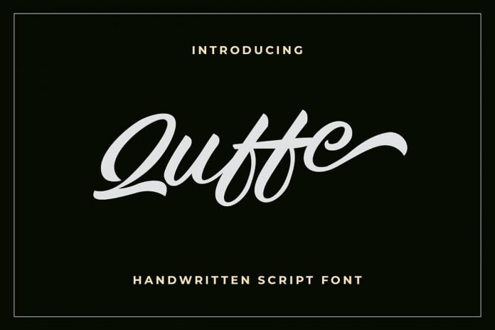 Quffe Handwritten Script Font