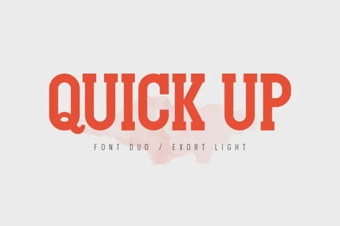 Quick Up Font Duo