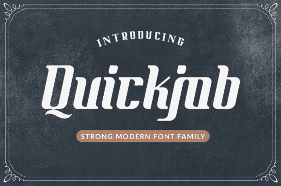 Quickjob Font Family