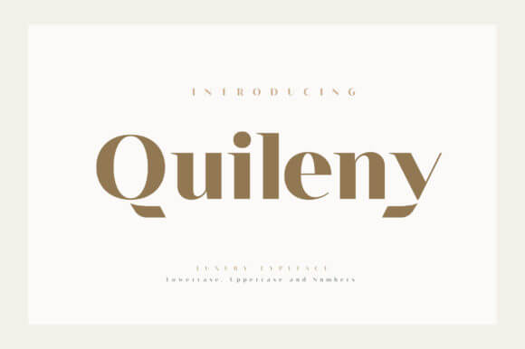 Quileny Font