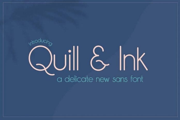 Quill & Ink Sans Font