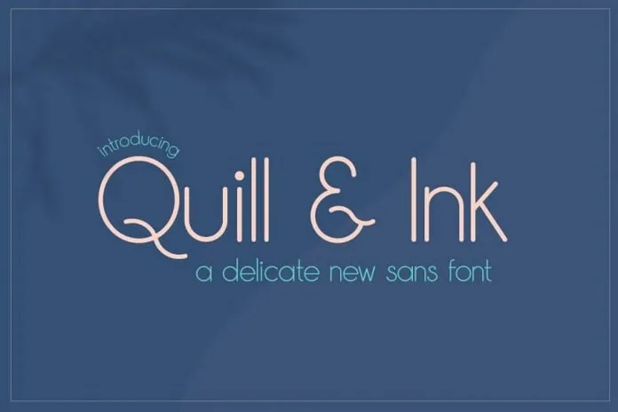 Quill & Ink Sans Font
