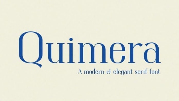 Quimera - Modern & Elegant Serif Font