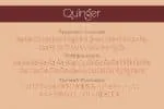 Quinger Font