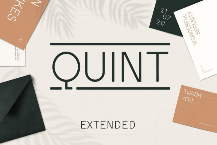 Quint Extended Font