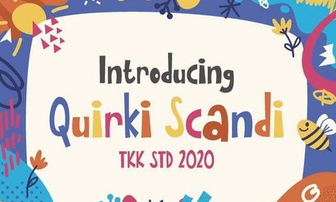 Quirki Scandi - Children fun poster font