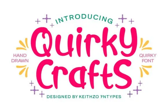 Quirky Crafts Font