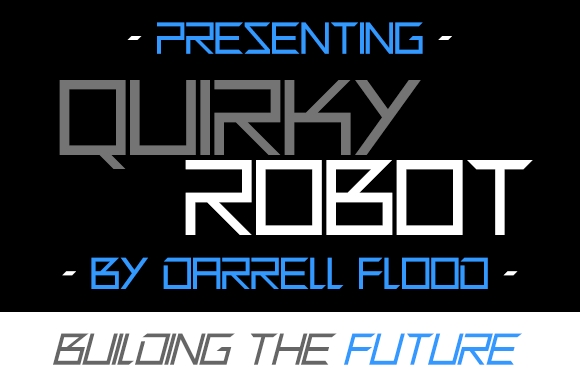 Quirky Robot Font