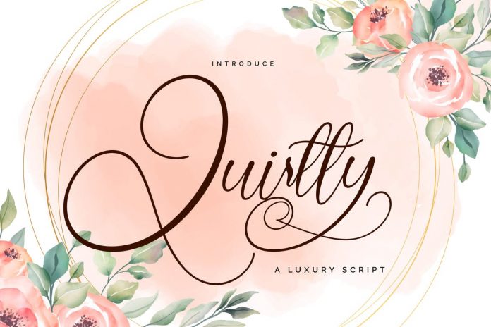 Quirtty | A Luxury Script Font