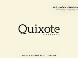 Quixote Obsolete Classic Typeface WebFonts